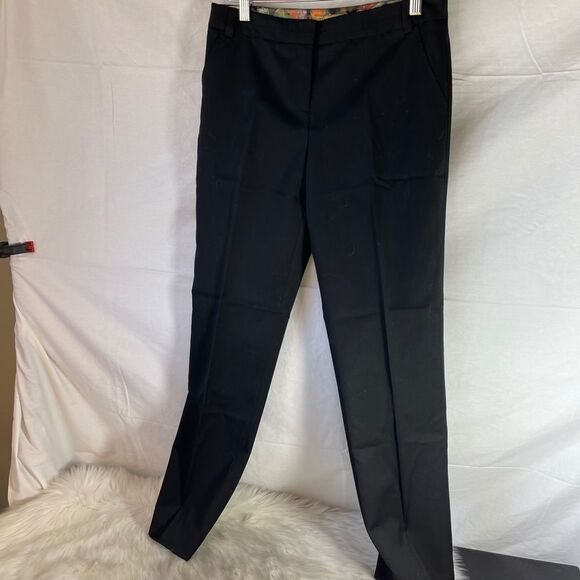 Ted Baker London Black Wool Blend Dress Pants Sz 1/US 4 - Picture 2 of 8